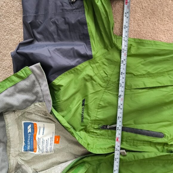 Trespass Hiking Outdoor Utility Cabin Water Repellent Unisex Men's Windbreaker M - Picture 5 of 7